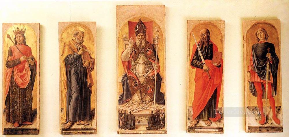 St Ambrose Polyptych Bartolomeo Vivarini Oil Paintings